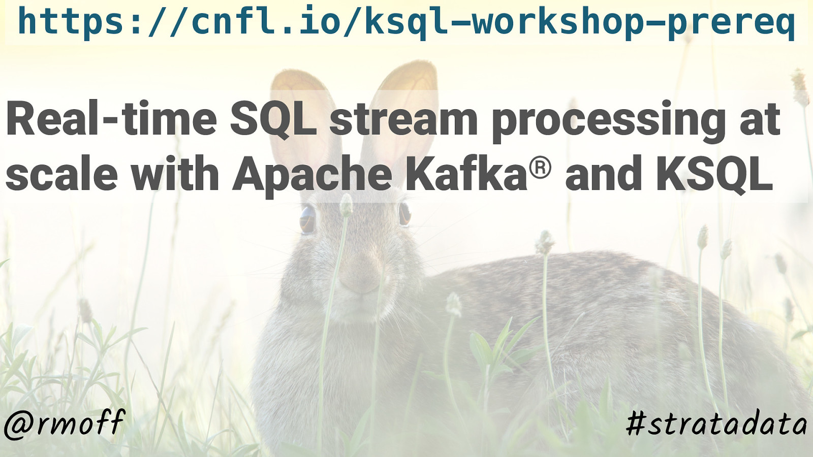 Real-time SQL stream processing at scale with Apache Kafka and KSQL