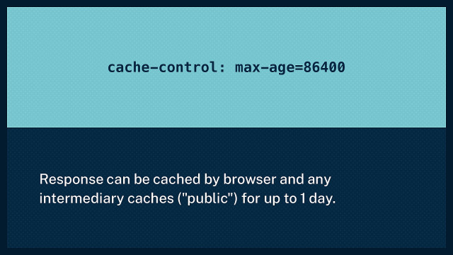 private cache directive