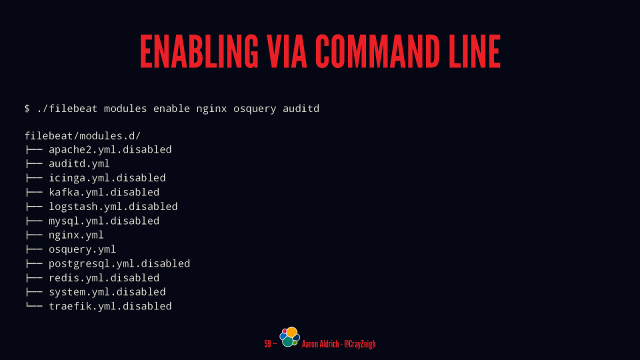 filebeats command line