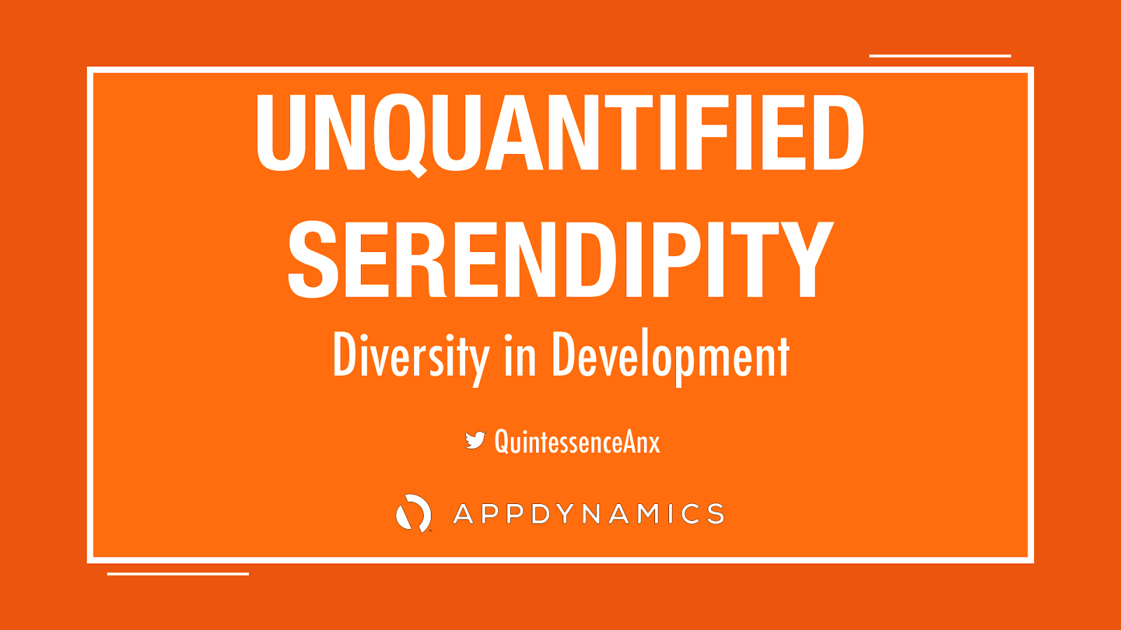 Unquantified Serendipity: Diversity in Development