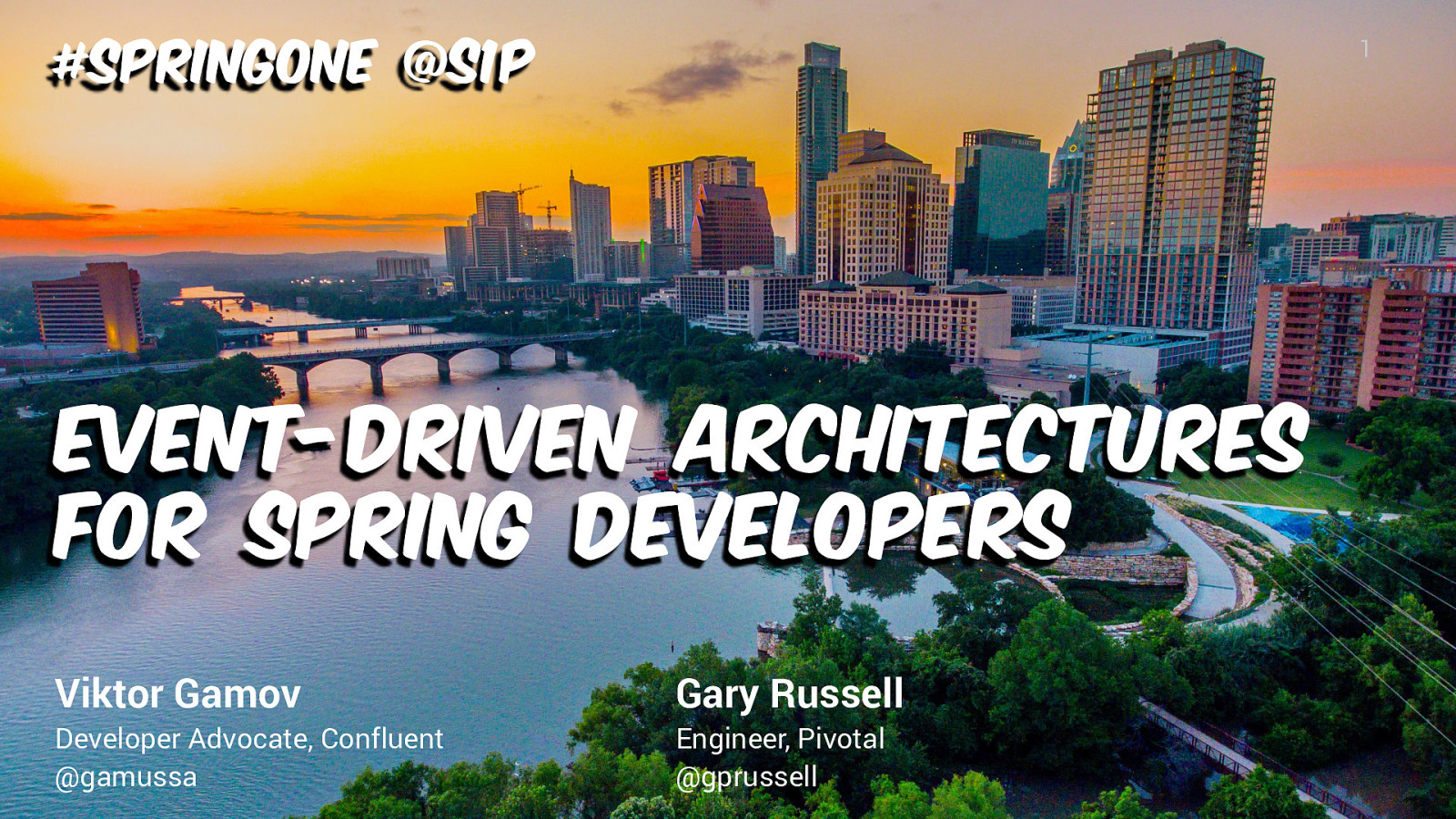 Event-Driven Architectures for Spring Developers