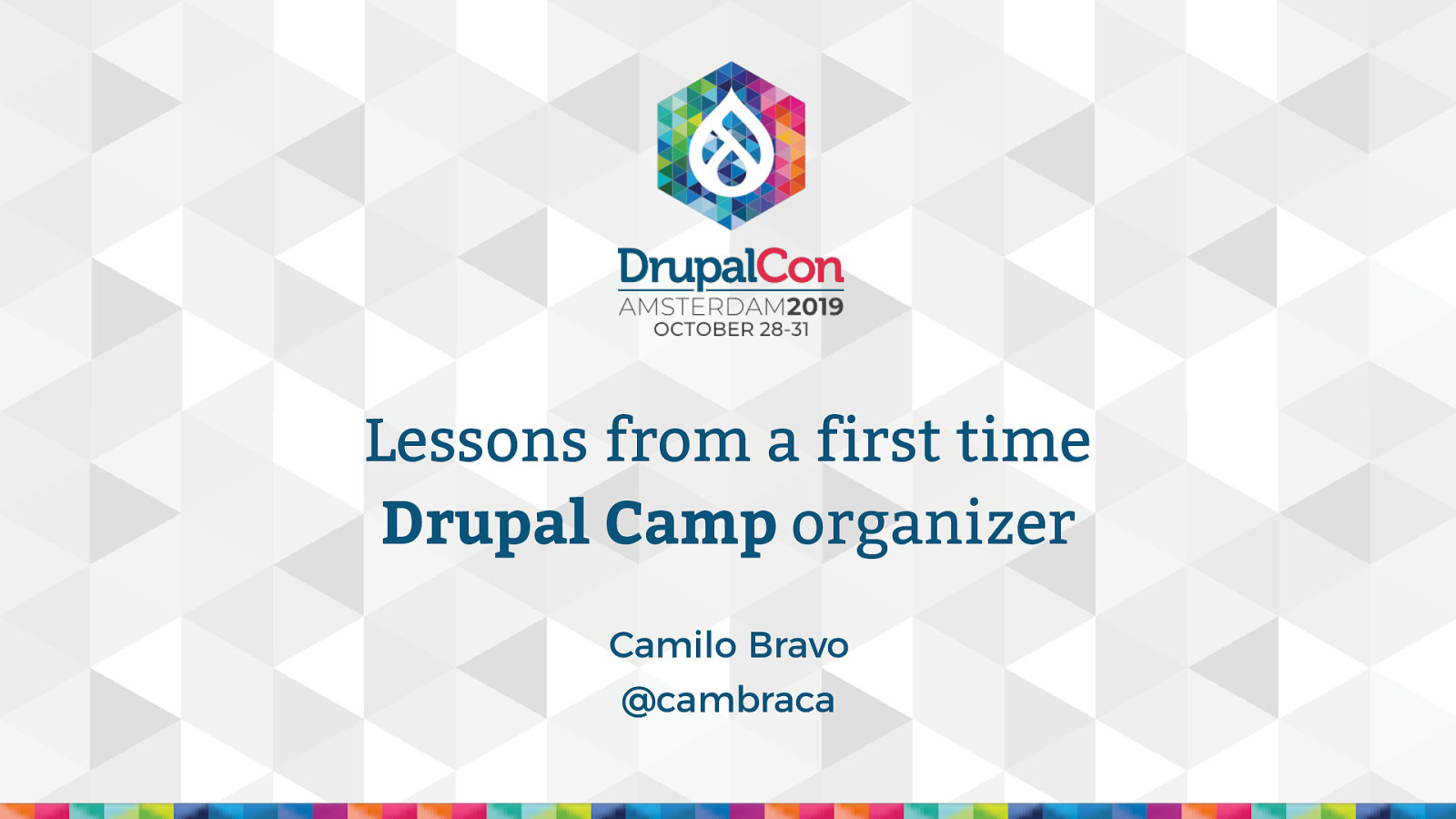 Lessons from a first time Drupal Camp organizer