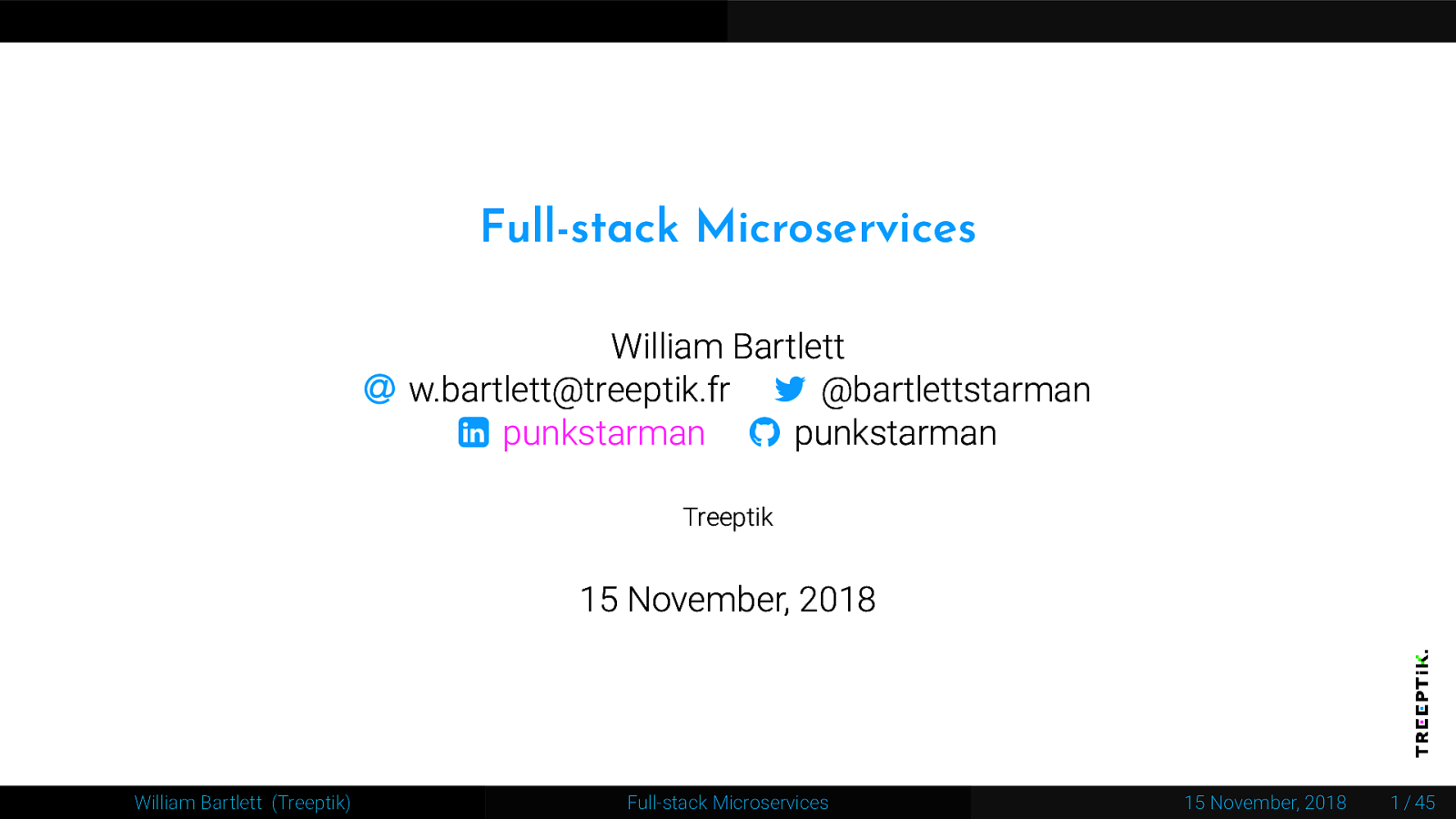 Full-stack Microservices