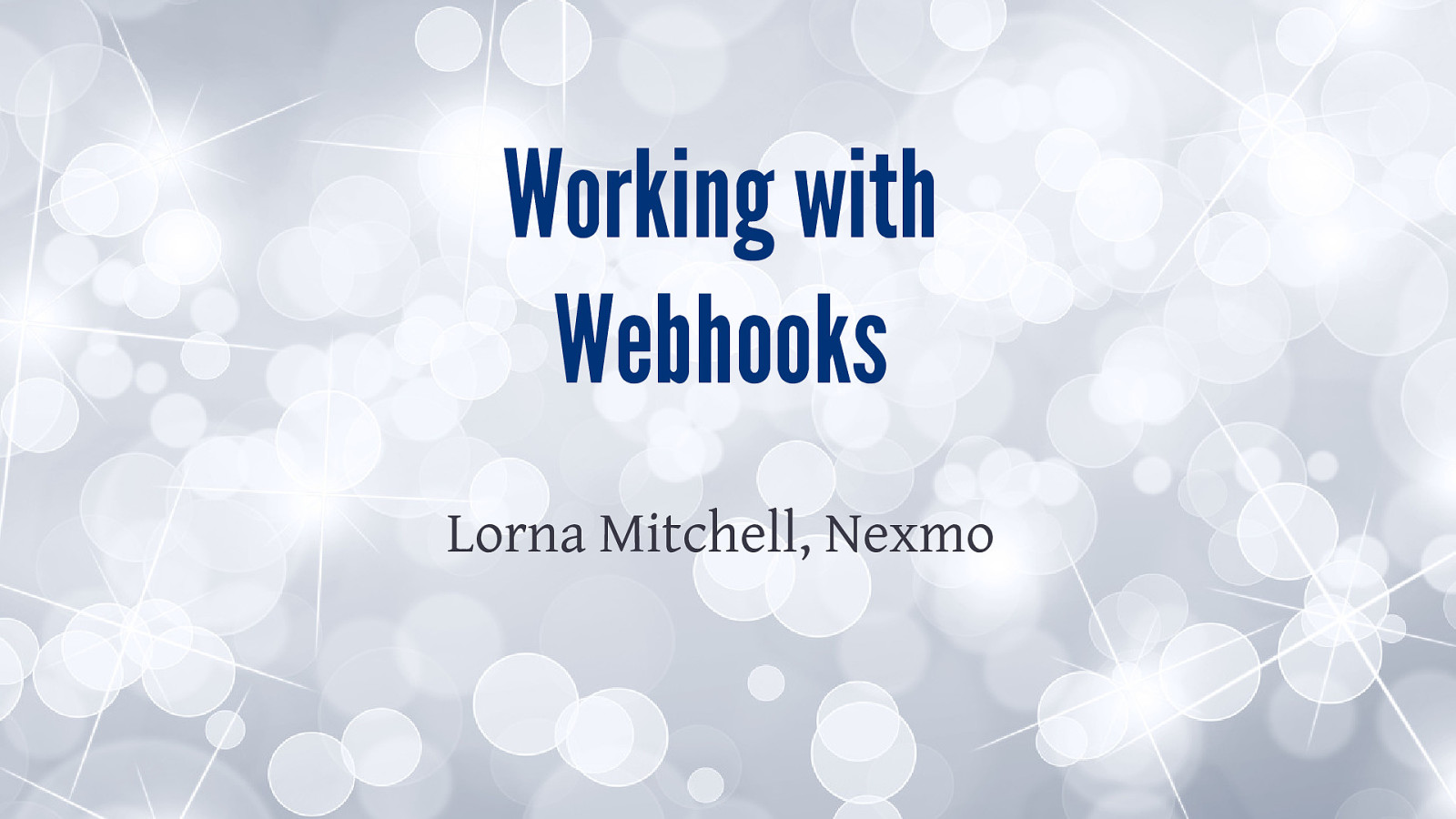 Working with Webhooks