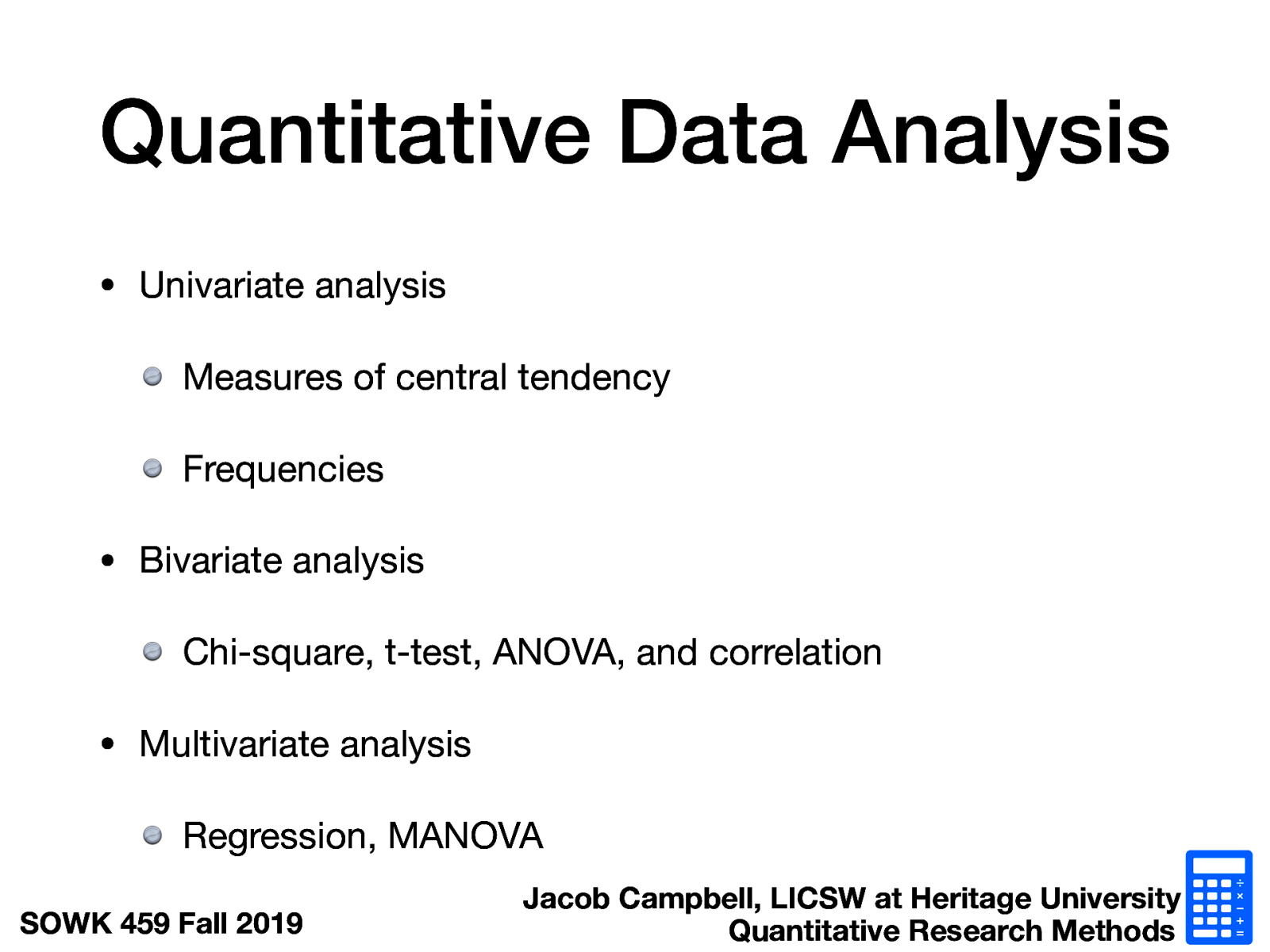 quantitative research survey analysis