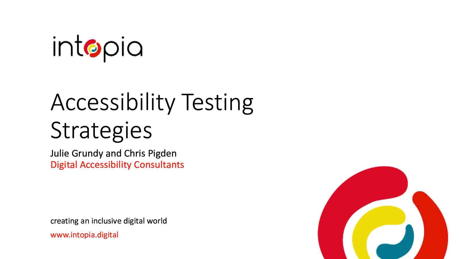 Accessibility Testing Strategies