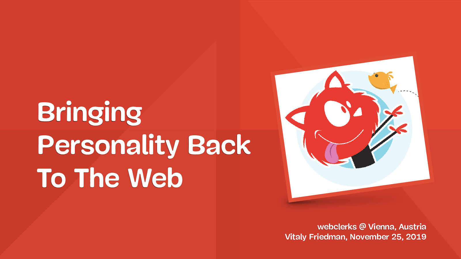 Bringing Personality Back To The Web