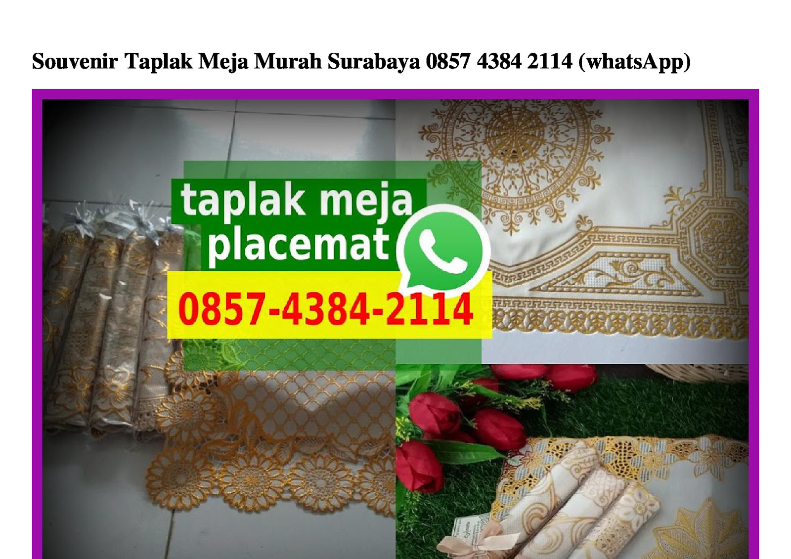 Souvenir Taplak Meja Murah Surabaya Ô857_4384_2114[wa]