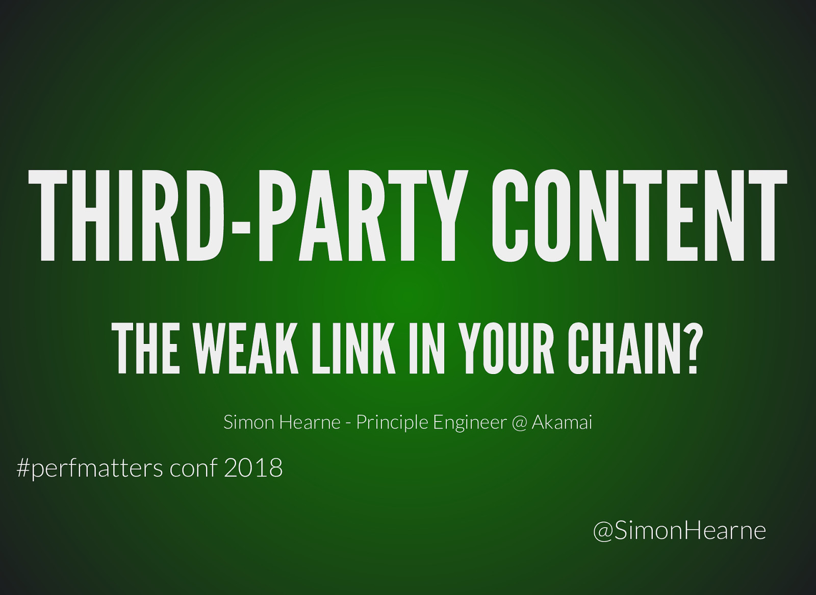 Third-party content: the weak link in the chain
