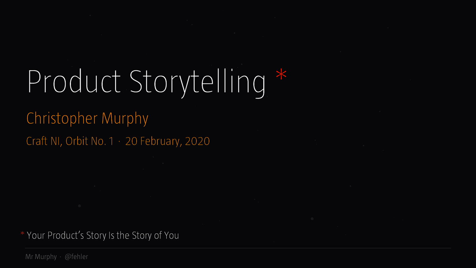 Product Storytelling