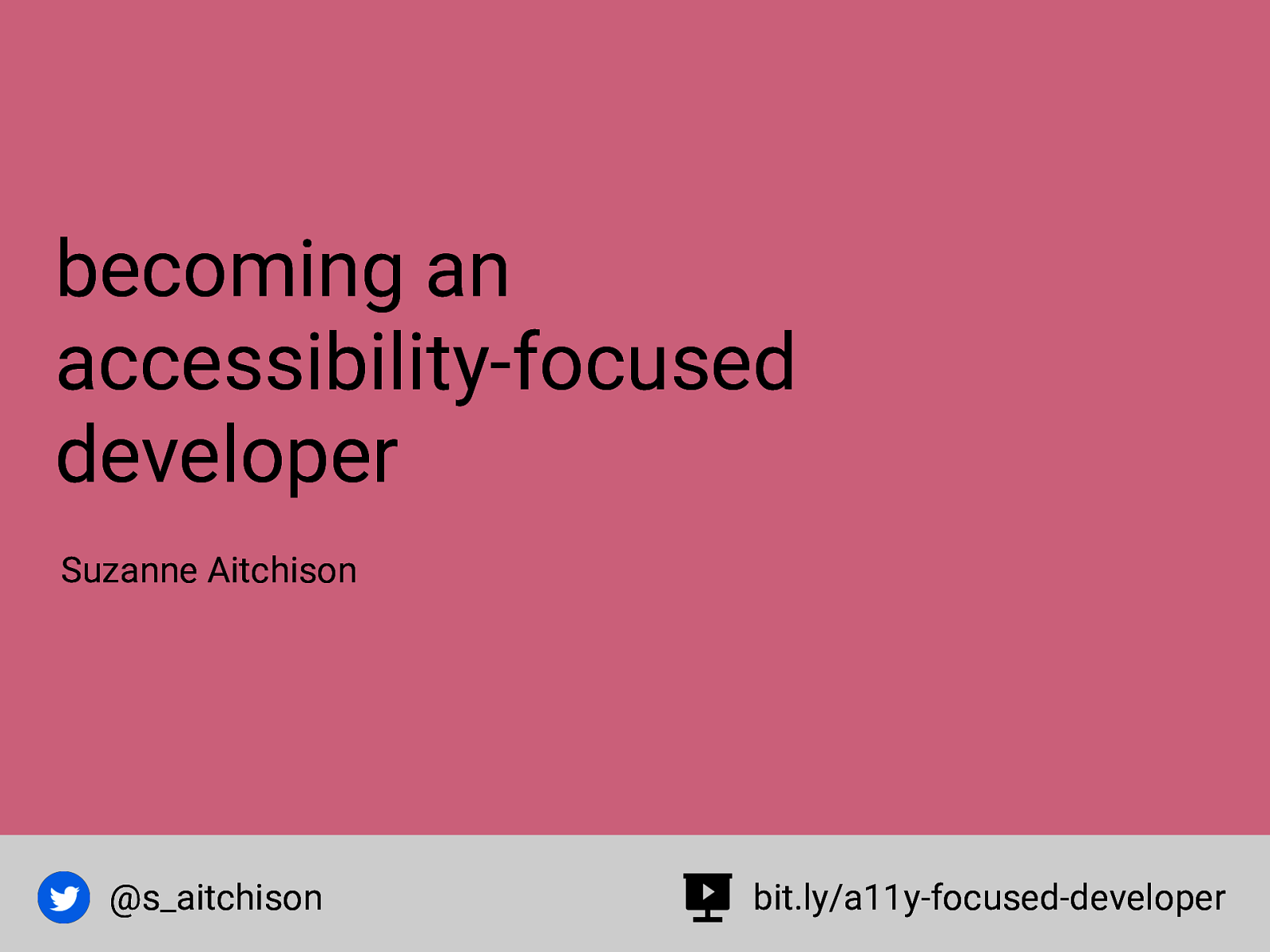 Becoming an accessibility-focused developer
