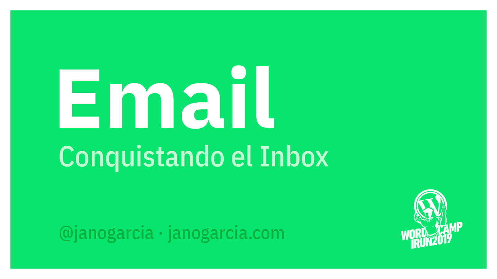 Email — Conquistando el Inbox