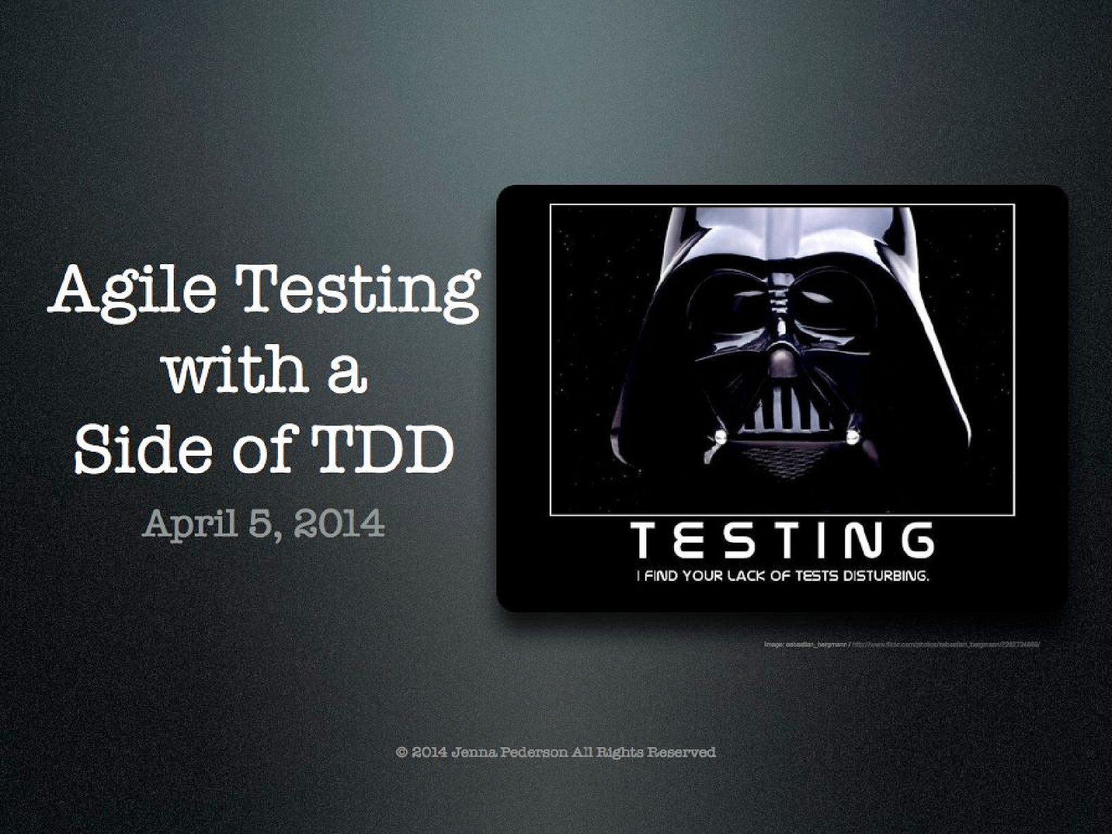 Agile Testing with a Side of TDD