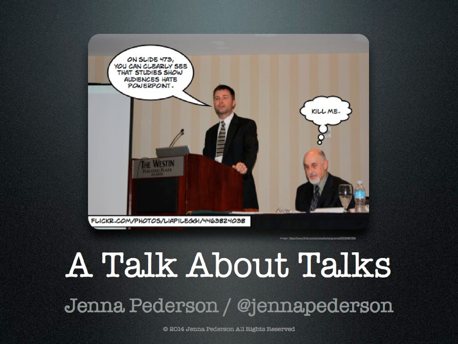A Talk About Talks