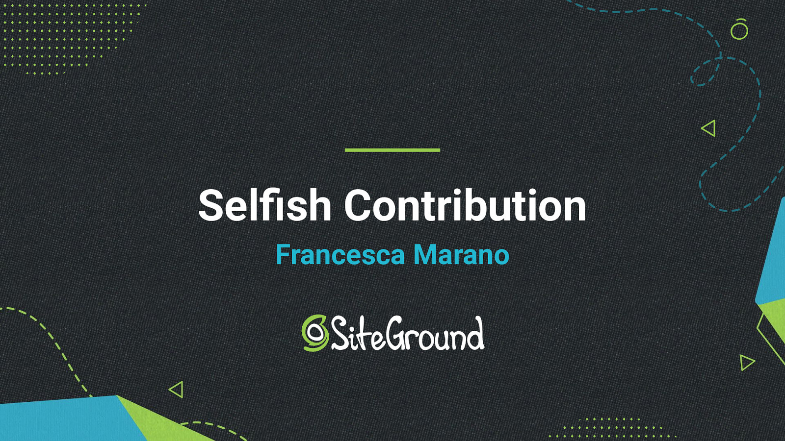 Selfish Contribution
