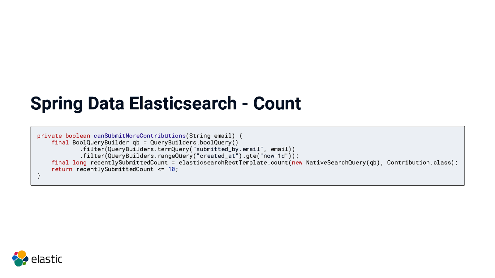 spring data elasticsearch query example