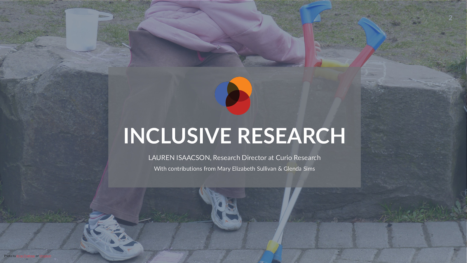 Inclusive Research: Making research accessible to people with disabilities