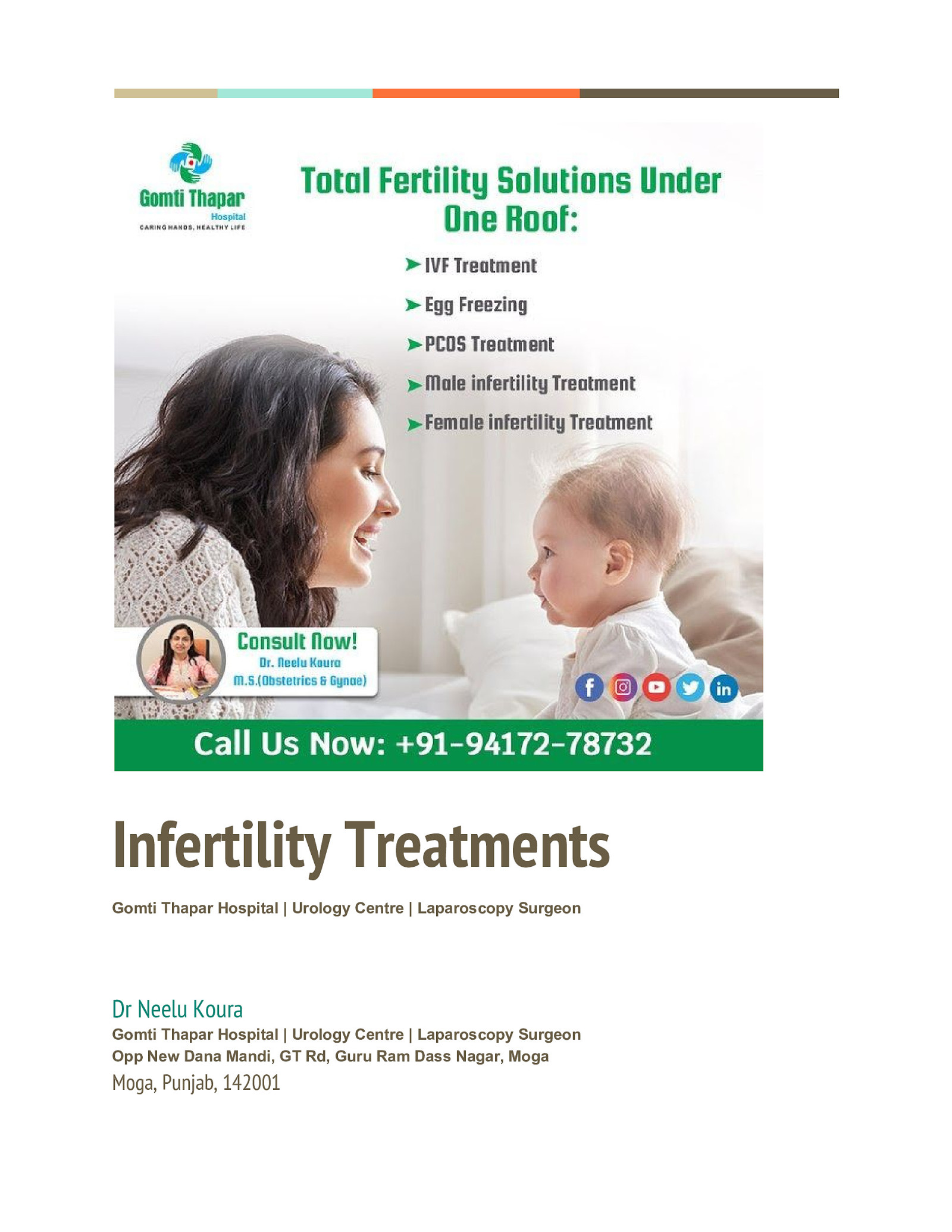Infertility treatments