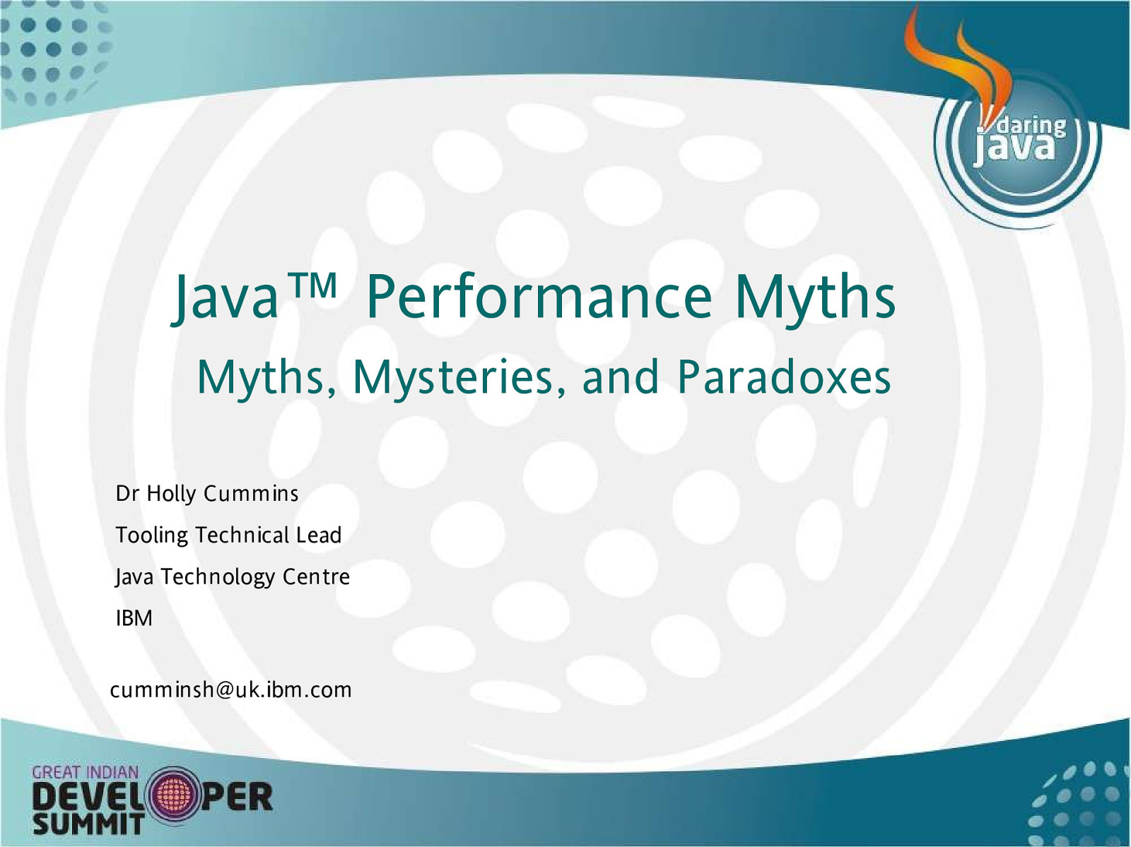 Java Performance - Myths, Mysteries, and Paradoxes