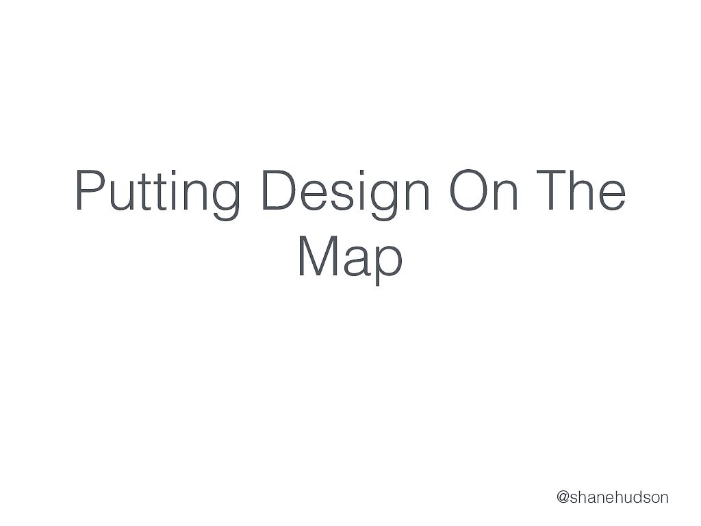 Putting Design On The Map