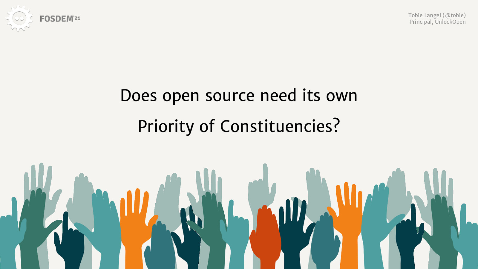 Does open source need its own Priority of Constituencies?