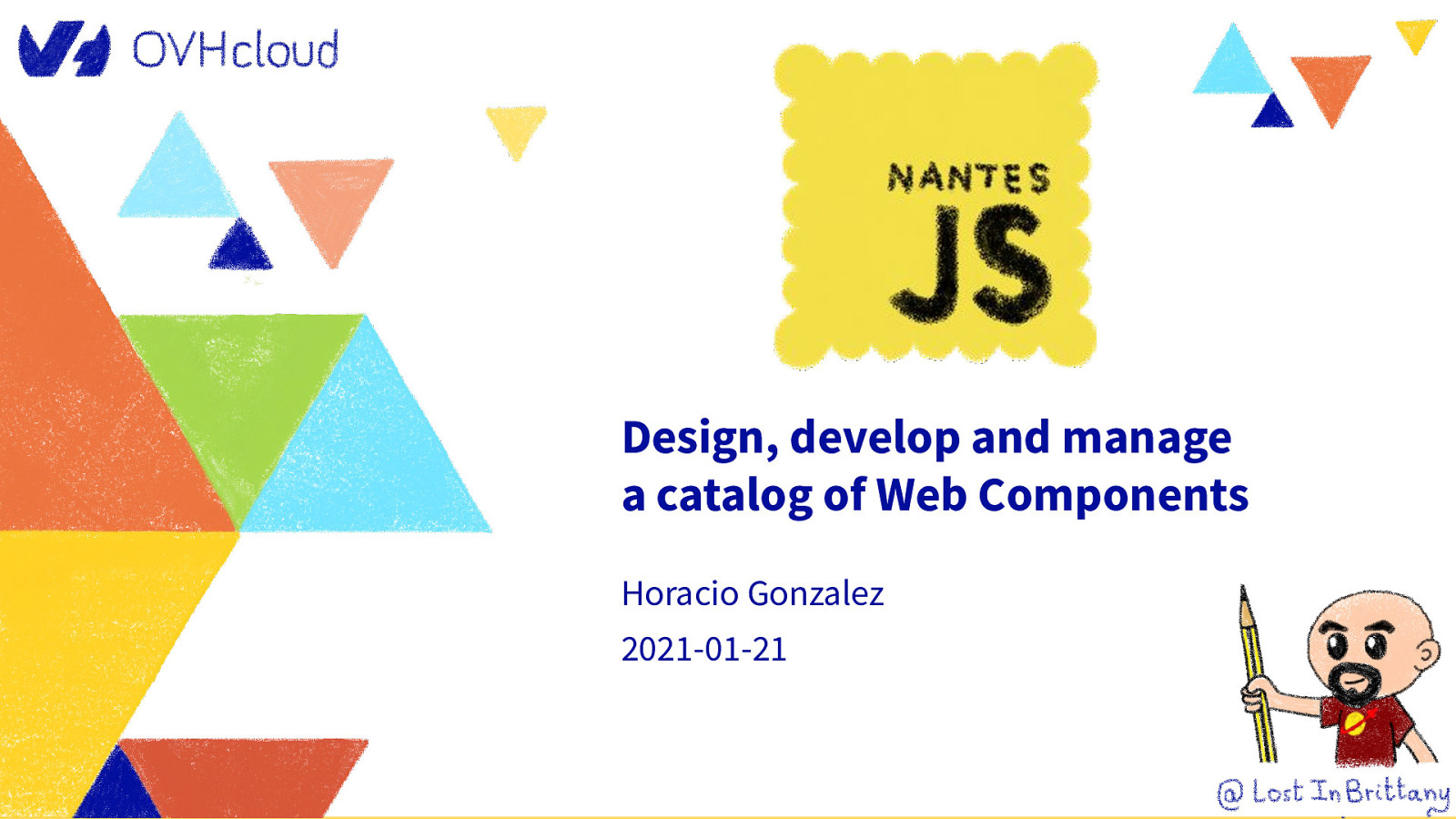 Design, develop and manage  a catalog of Web Components