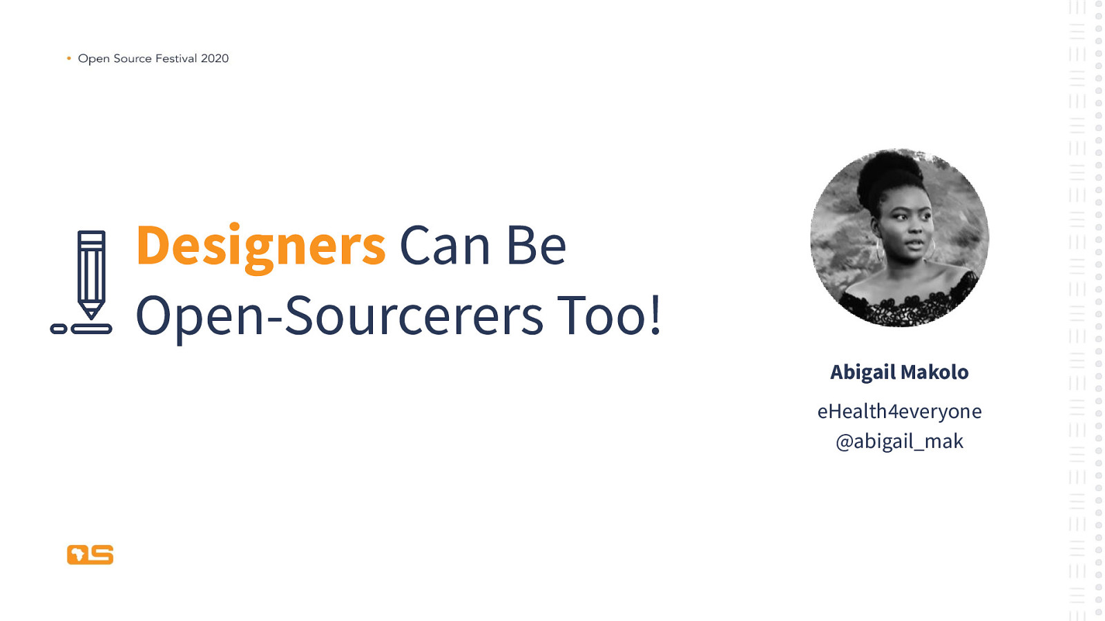 Designers Can Be Open Sourcerers Too!