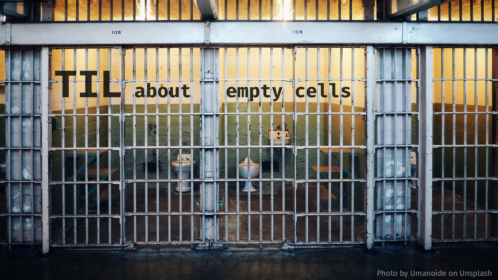 TIL about empty cells