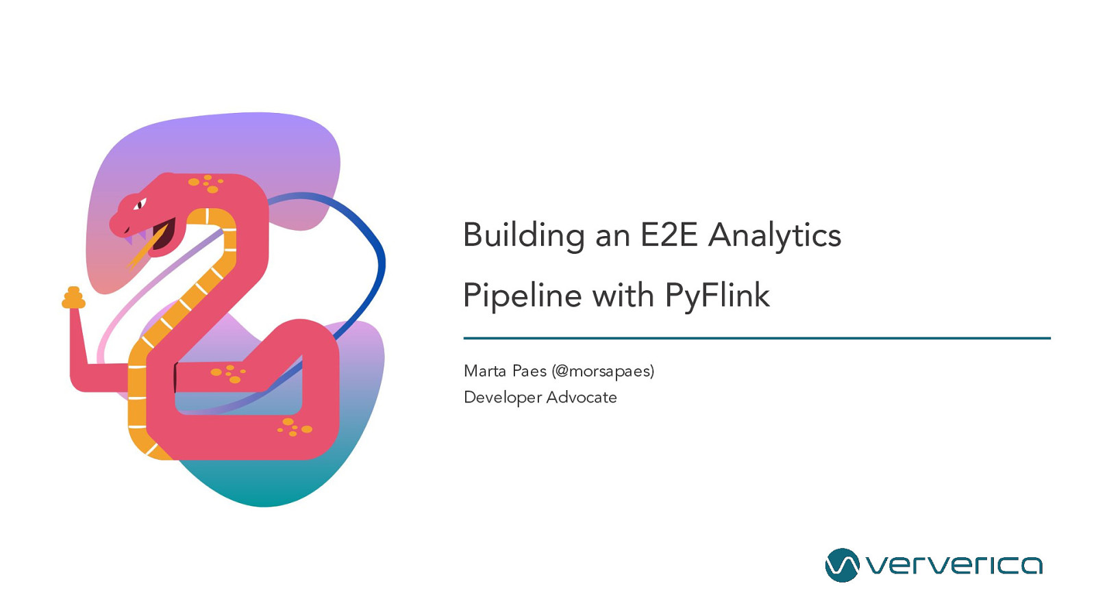 Building an End-to-End Analytics Pipeline with PyFlink