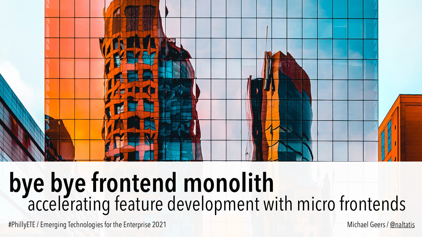 Bye Bye Frontend Monolith: Accelerating Feature Development with Micro Frontends