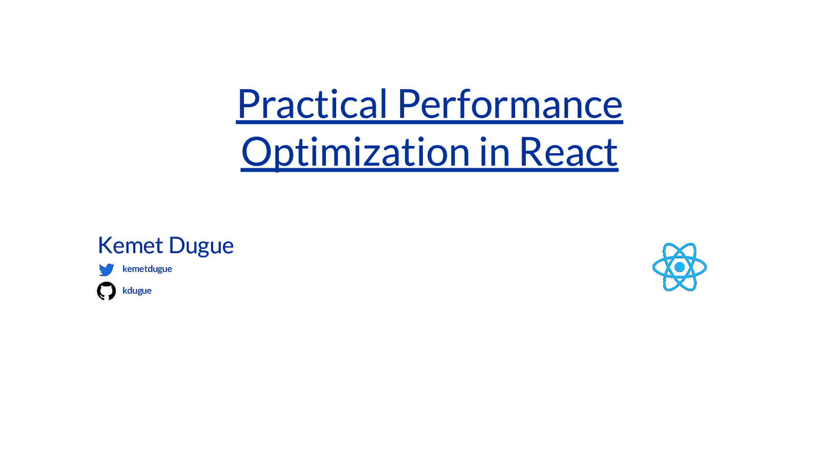 Practical Performance Optimization in React