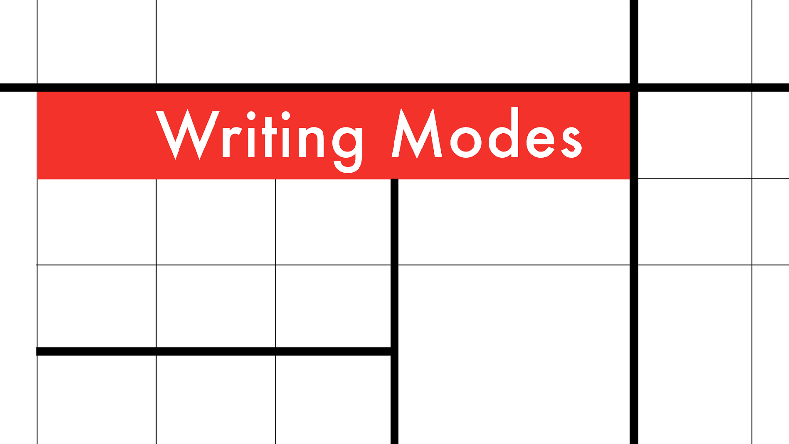 Writing Modes