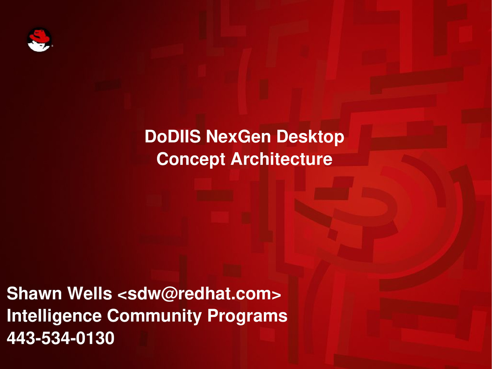 DoDIIS NexGen Desktop Concept Architecture