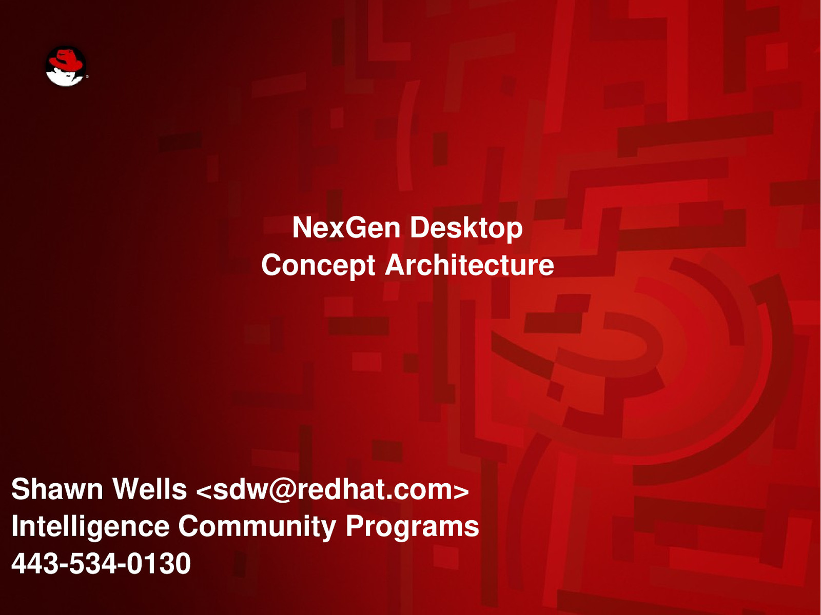 DoDIIS NexGen Desktop Concept Architecture, Phase 2