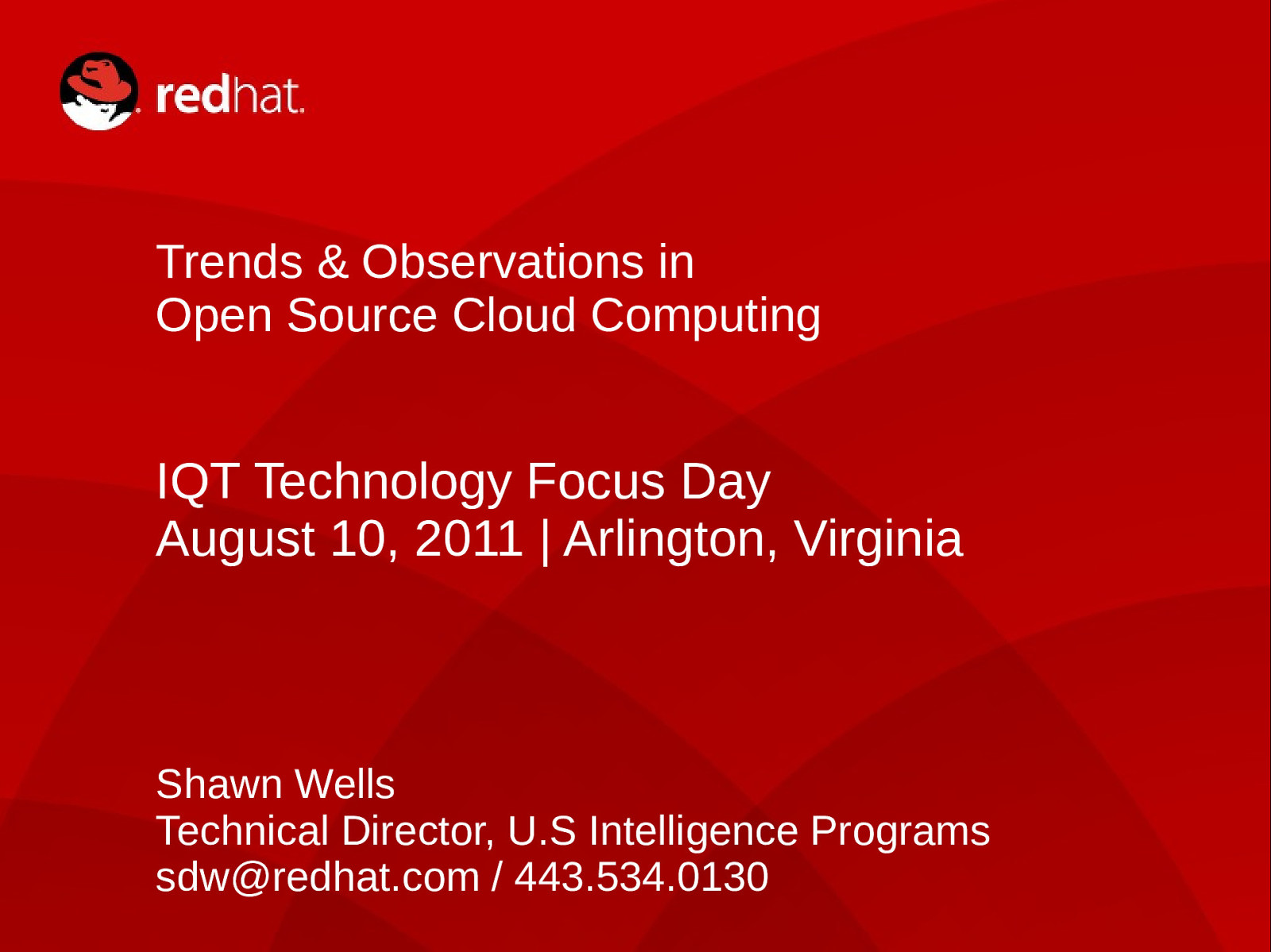 Trends & Observations in Open Source Cloud Computing