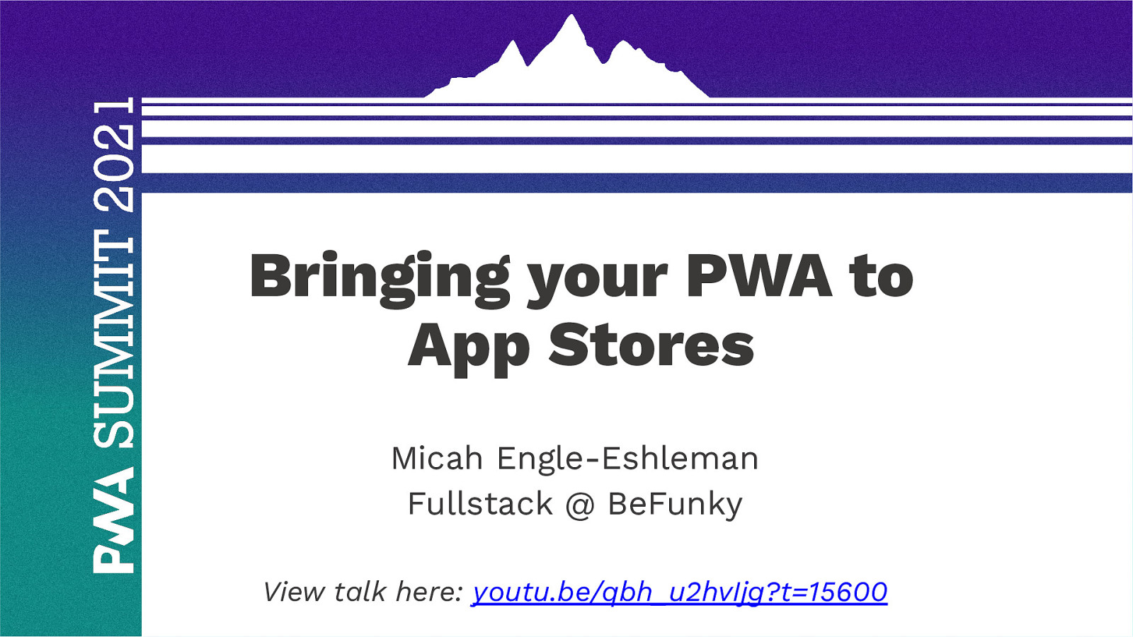 Bringing your PWA to App Stores
