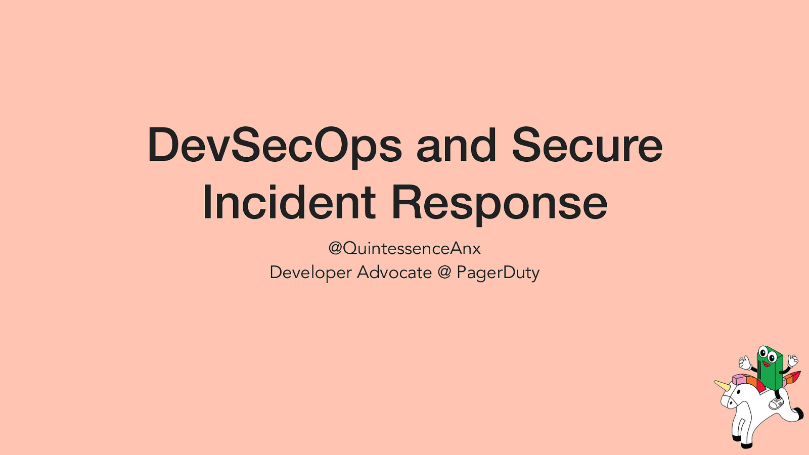 DevSecOps and Secure Incident Response