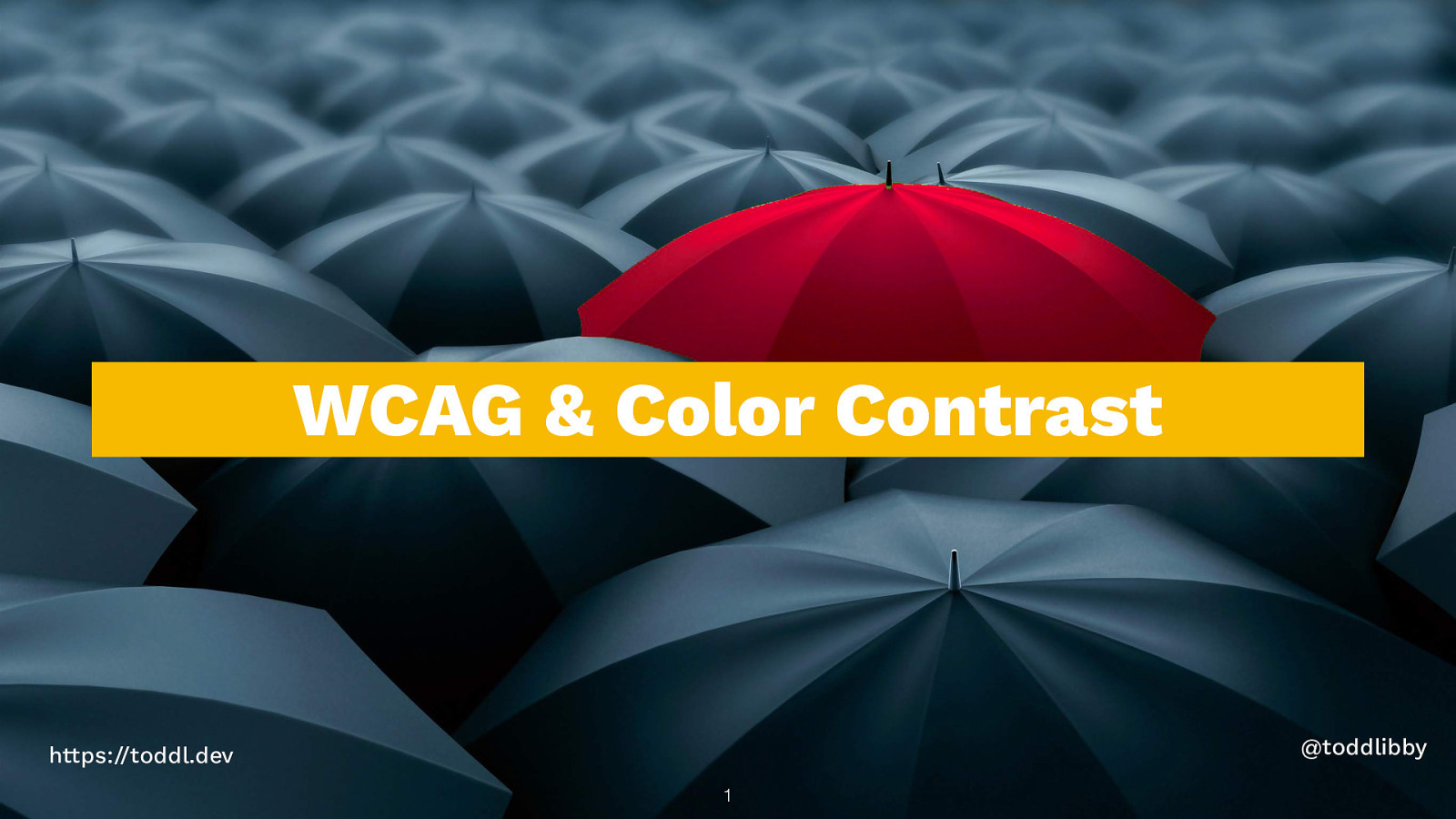 WCAG and Color Contrast