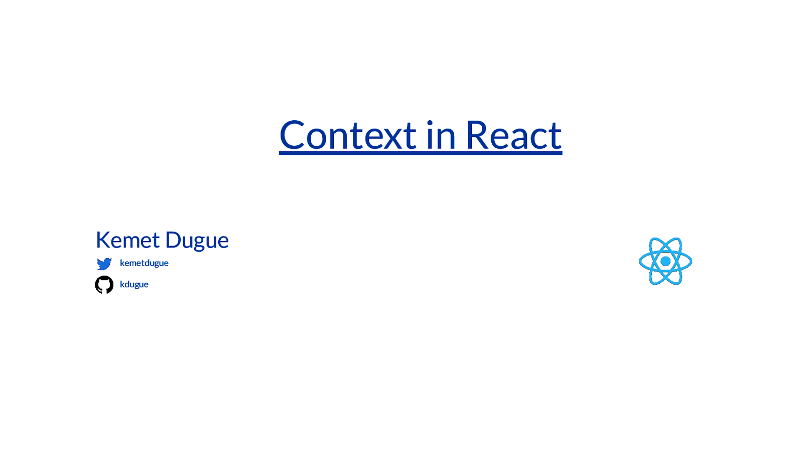 Context in React