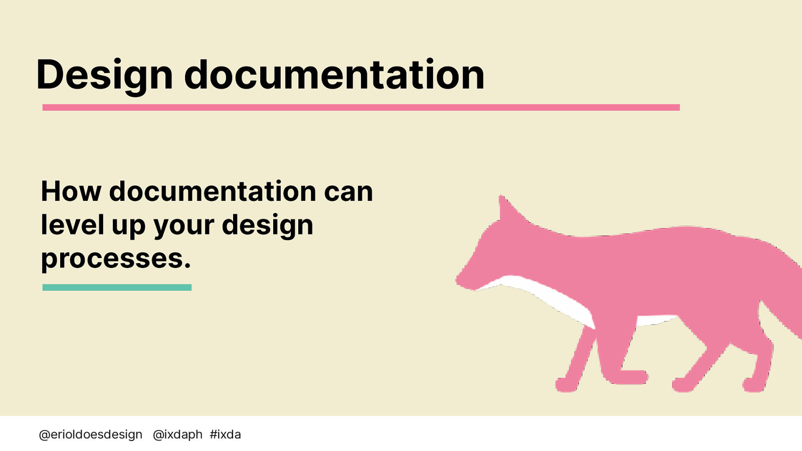 Design documentation