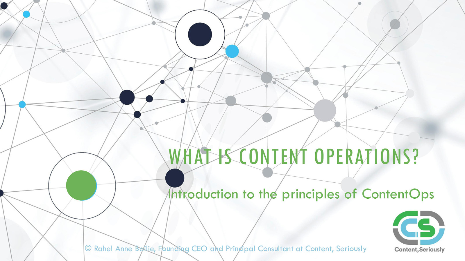 WHAT IS CONTENT OPERATIONS?