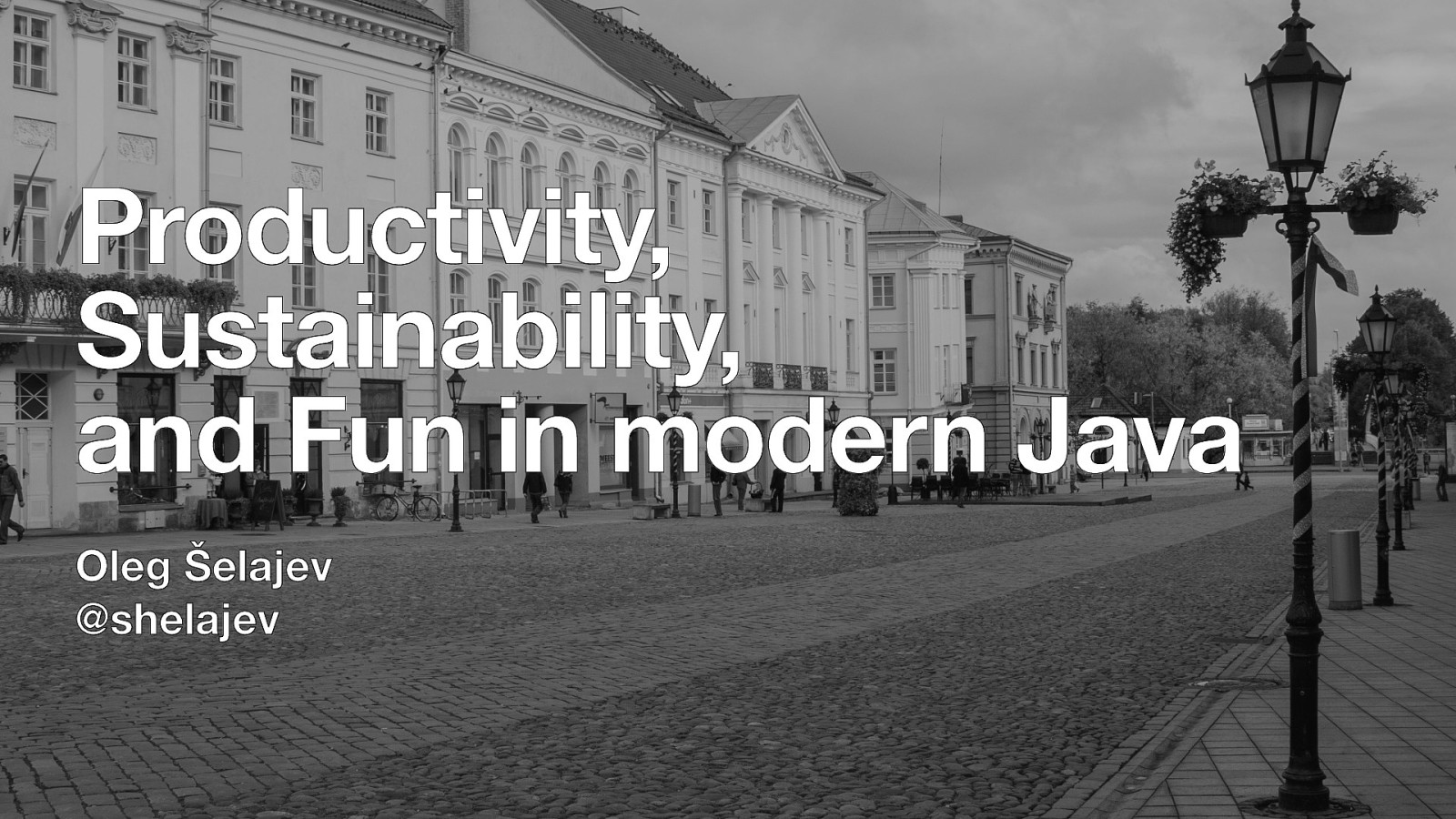 Productivity, Sustainability, and Fun in modern Java