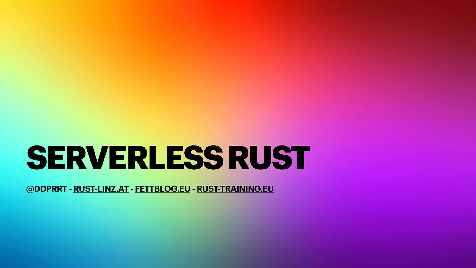 Serverless Rust