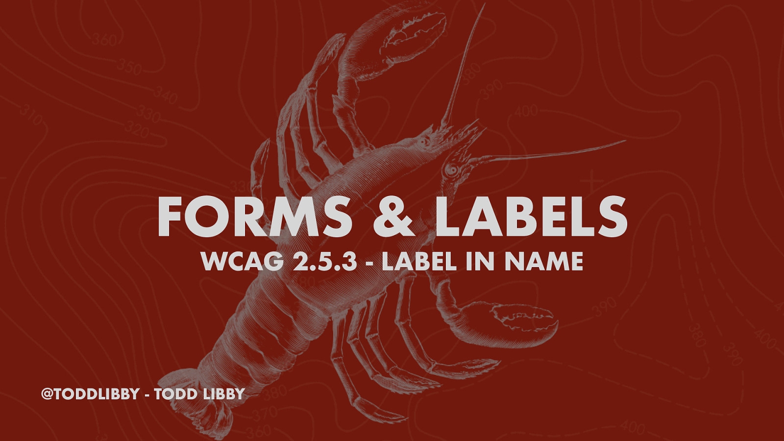 Forms & Labels: WCAG 2.5.3 - Label In Name