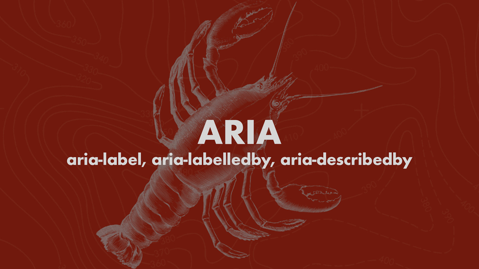 ARIA Attributes, Part One by Todd Libby