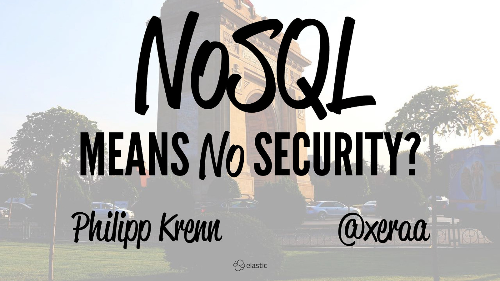 NoSQL Means No Security?