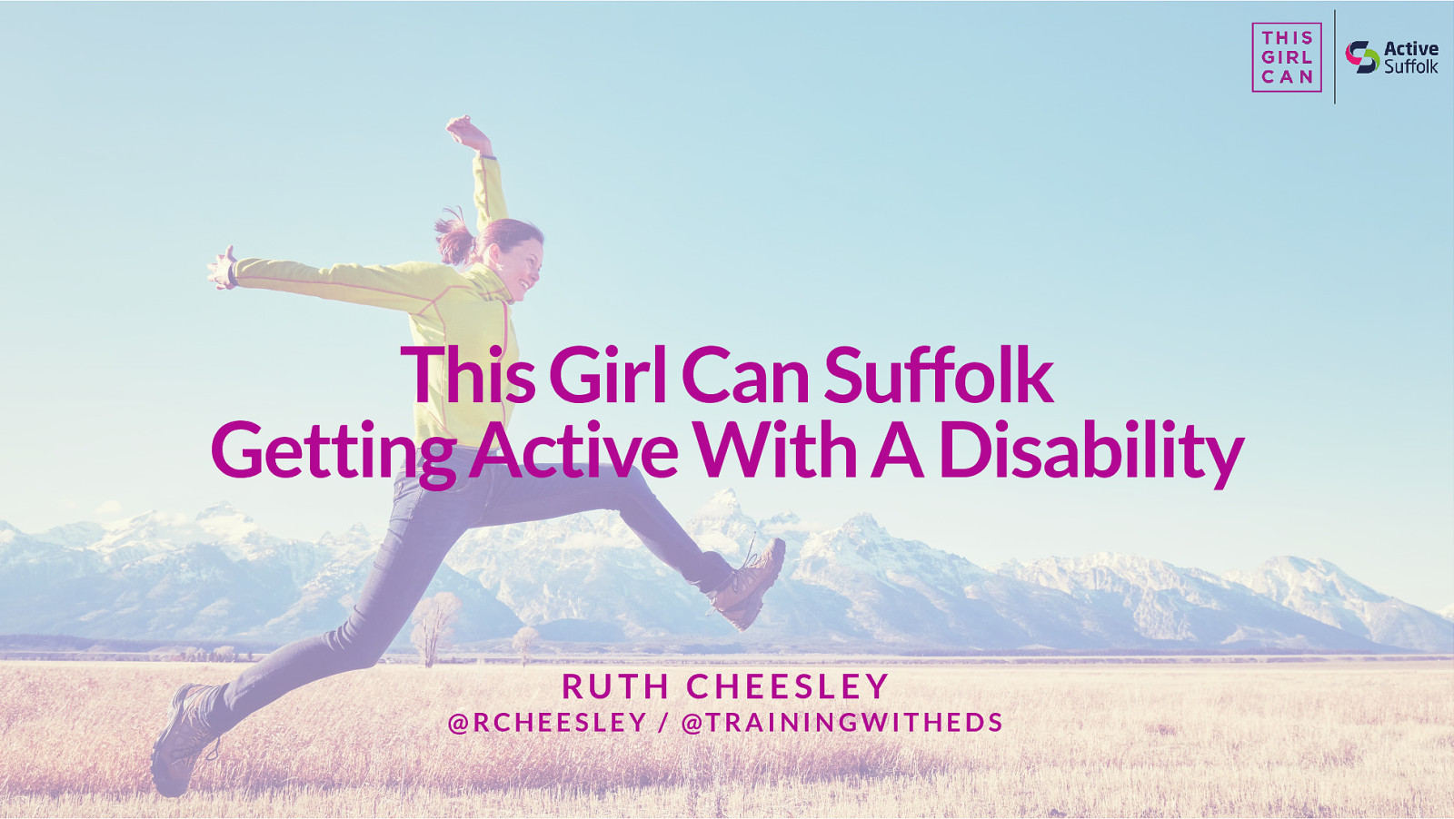This Girl Can Suffolk - Getting Active With A Disability