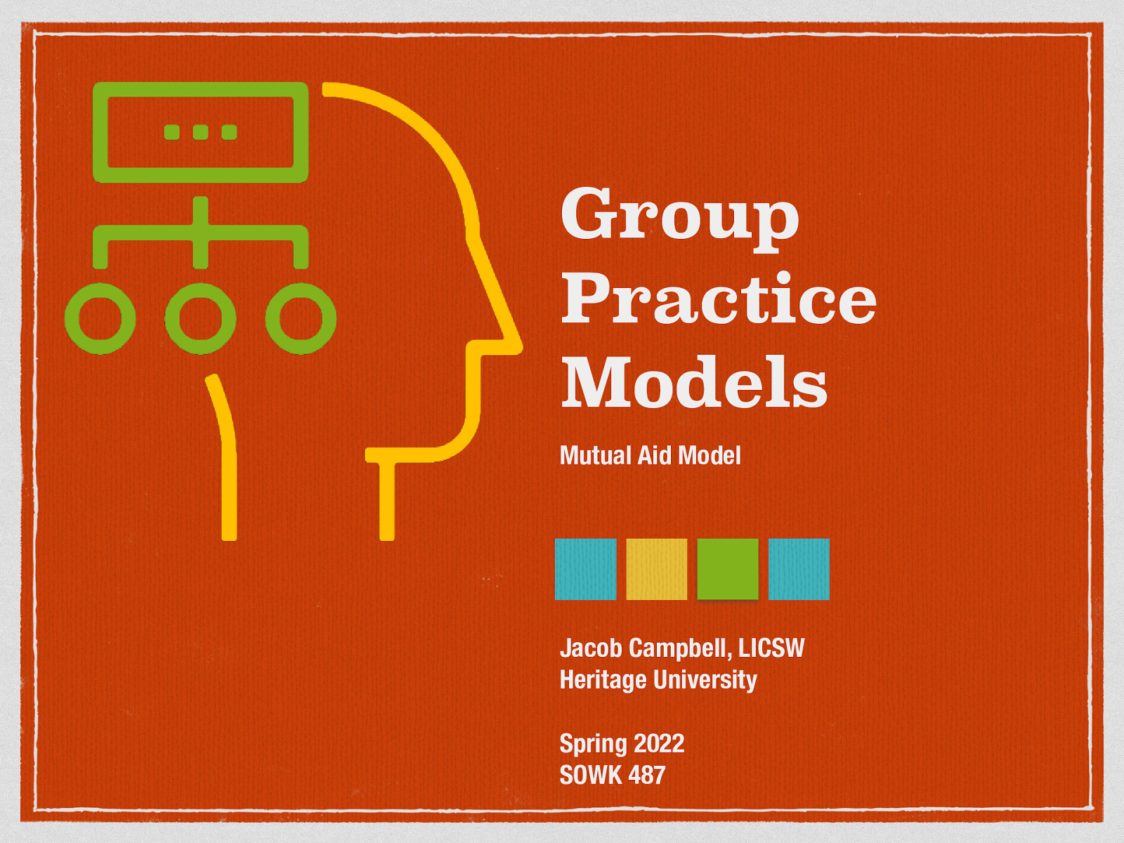 SOWK 487 - Week 08 - Group Practice Models - Mutual Aid