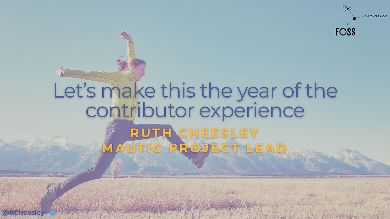 Let’s make this the year of the contributor experience!