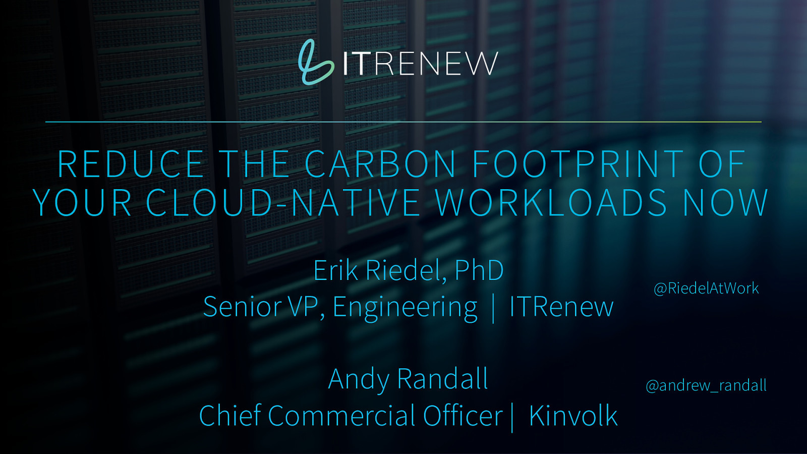 Reduce The Carbon Footprint of Your Cloud-Native Workloads Now